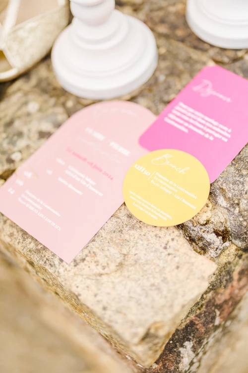 rose papier gris préparatifs